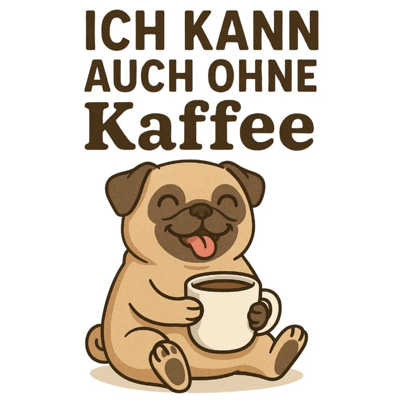 Coffee Dog Doesn't Work Without Coffee Animals Design