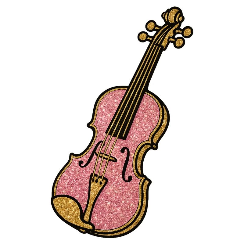 Violon à paillettes roses | Premier violon de l’orchestre