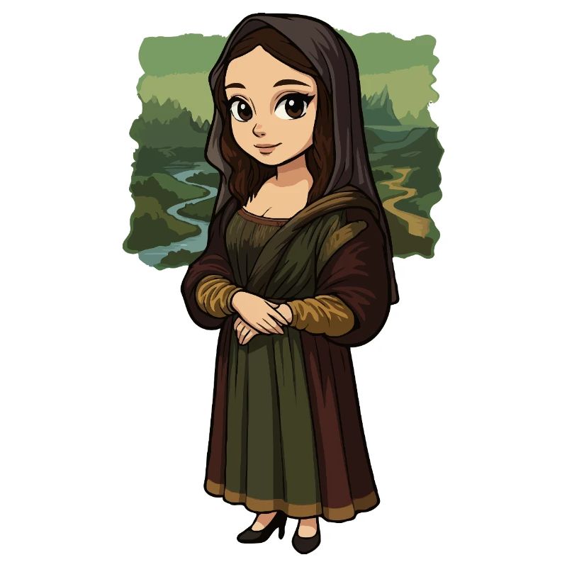 Mona Lisa Chibi style
