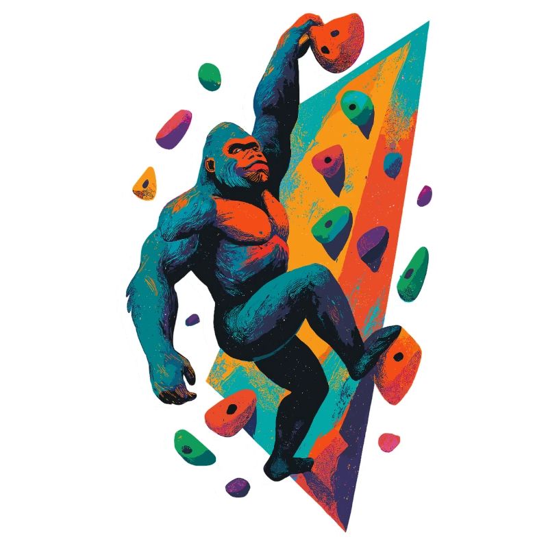 Bouldering Climbing Force Gorilla Silverback Gifted