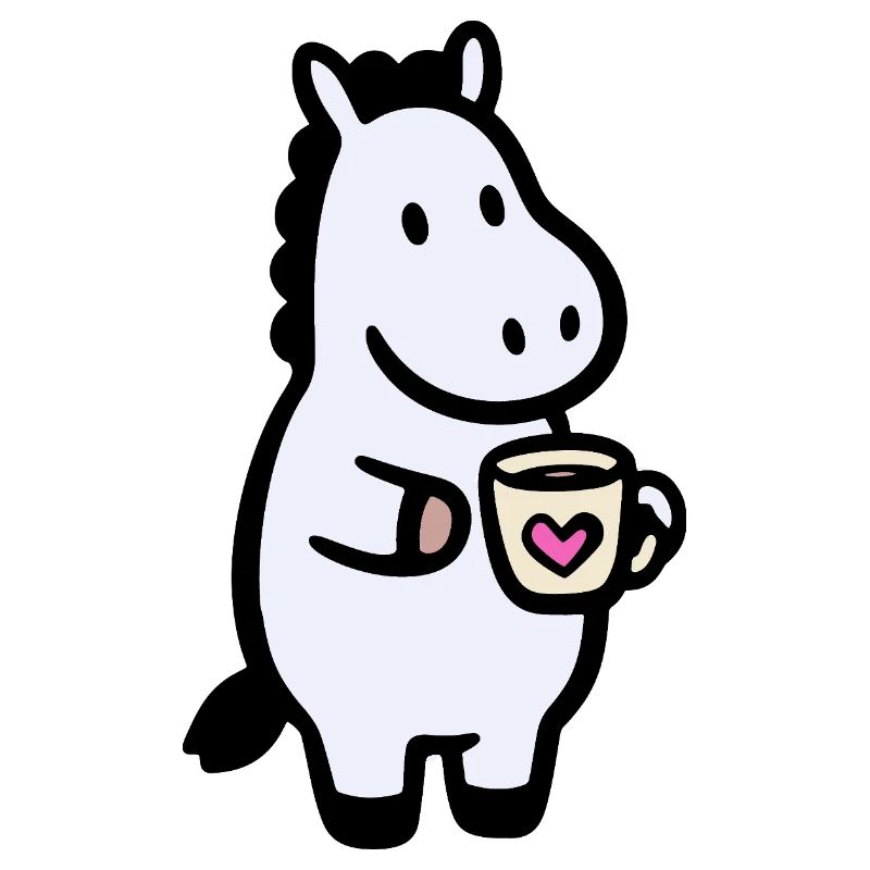 HerzHippo Kaffee Begleiter