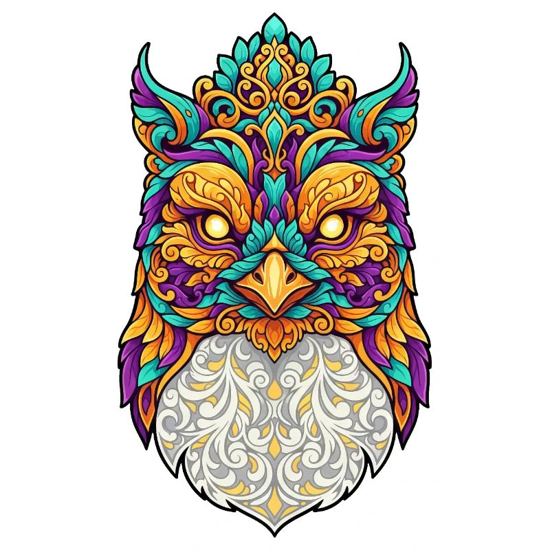 Karneval Eule Verkleidung Fasching Fabeltier