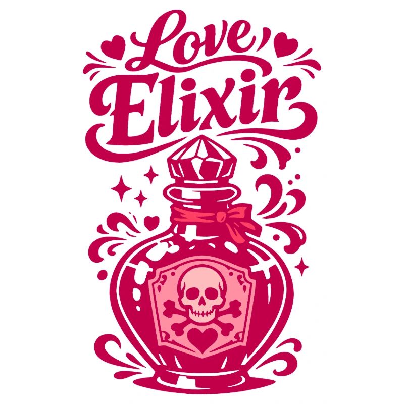 Love Elixir Herzflasche | Valentins Tag