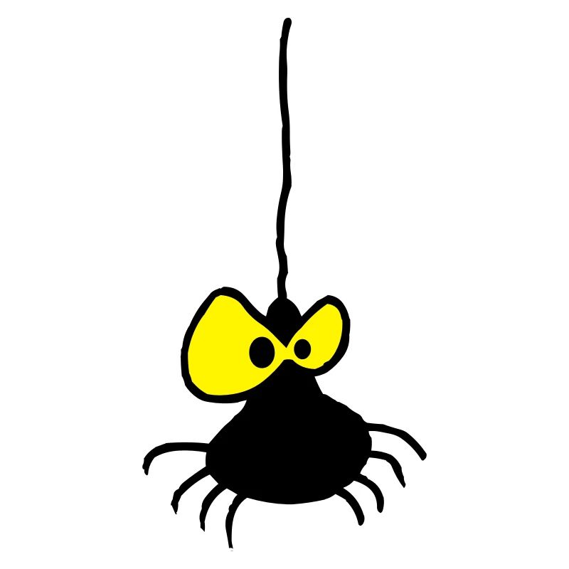 Grumpy Spider Two-Color Design