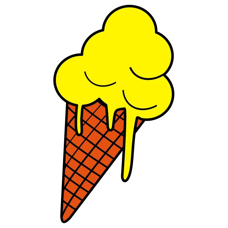 Schmelzendes Eis  Pop Art