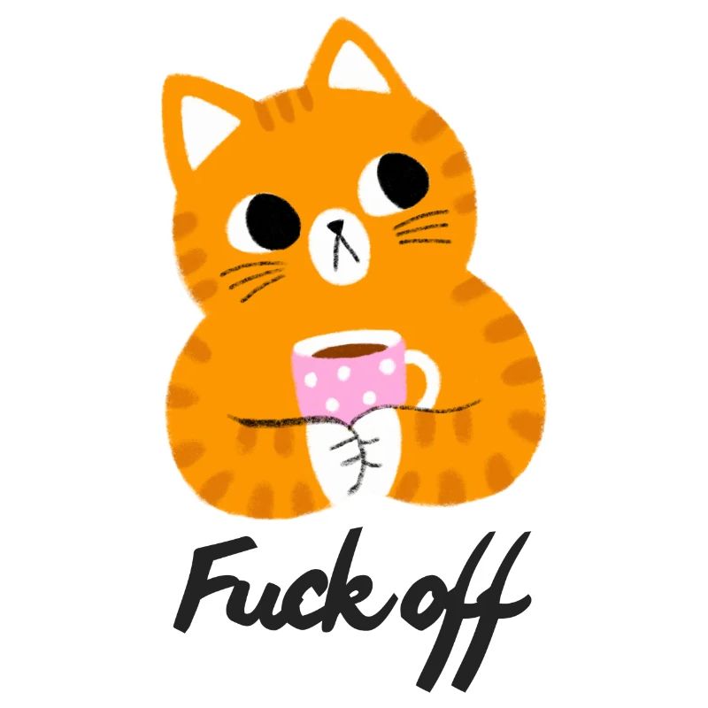 Genervte Katze