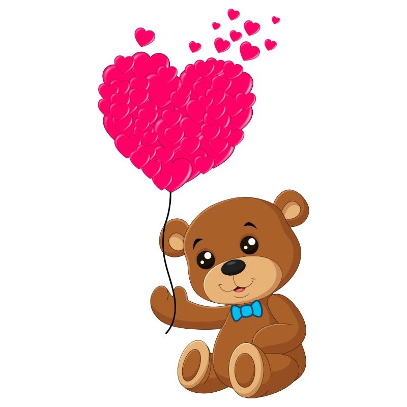 Teddybär mit Herz