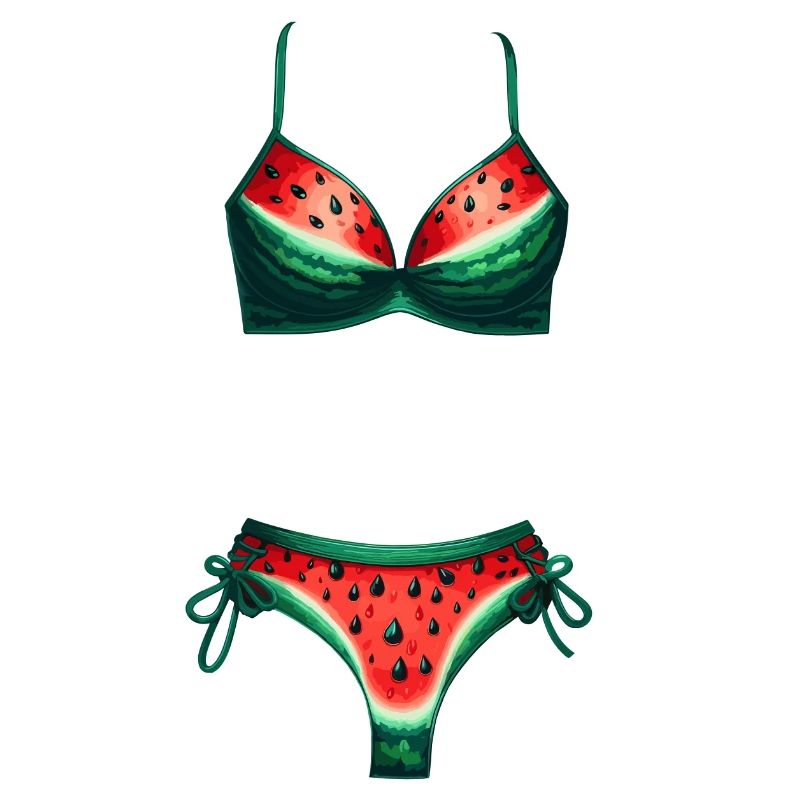 Chemise de bikini pastèque Cadeau pastèque