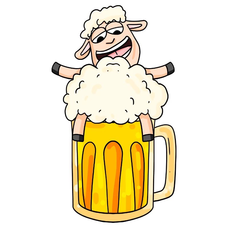 Bier Schaf Comic