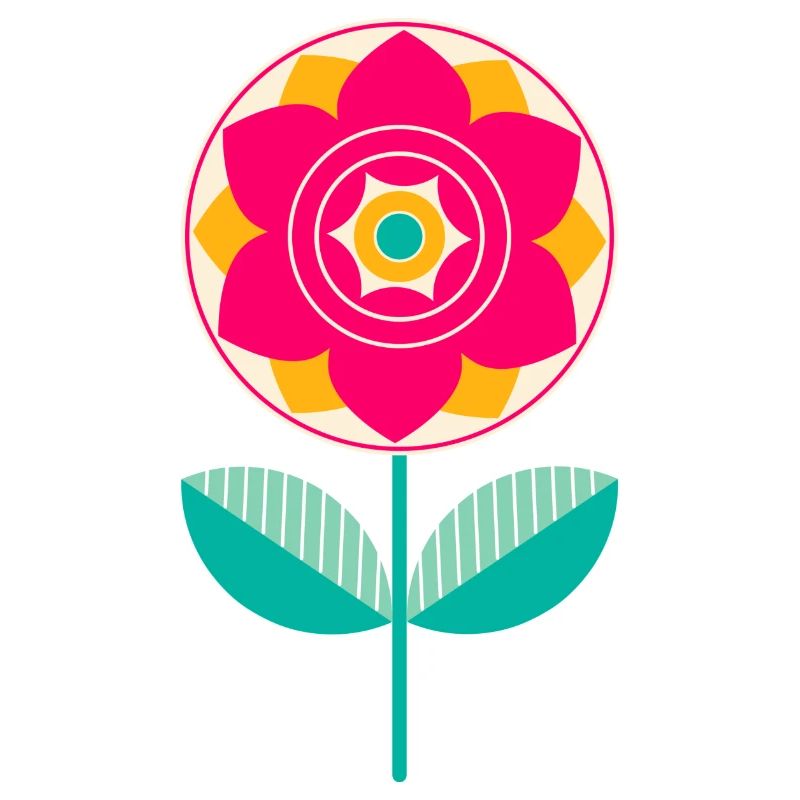 Süße bunte Blume