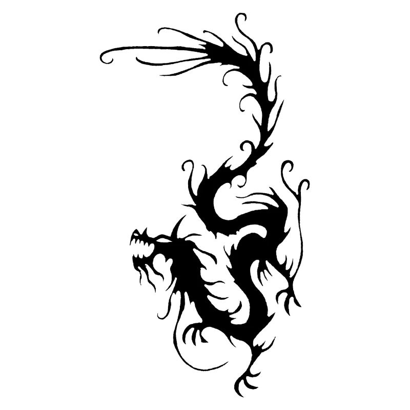 Schwarzer Rauchdrache