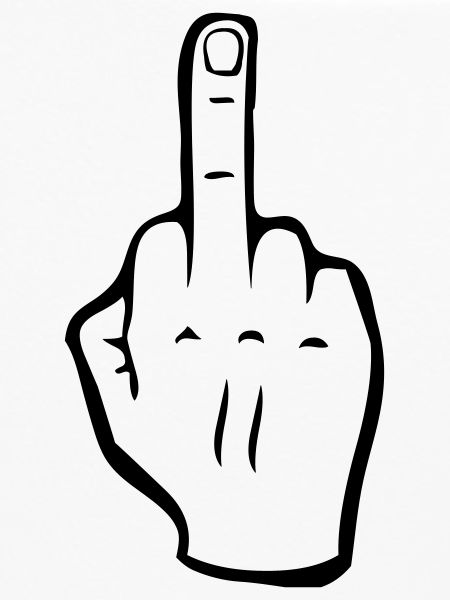 Mittelfinger