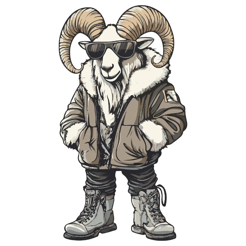Mountain Goat Cool Winter