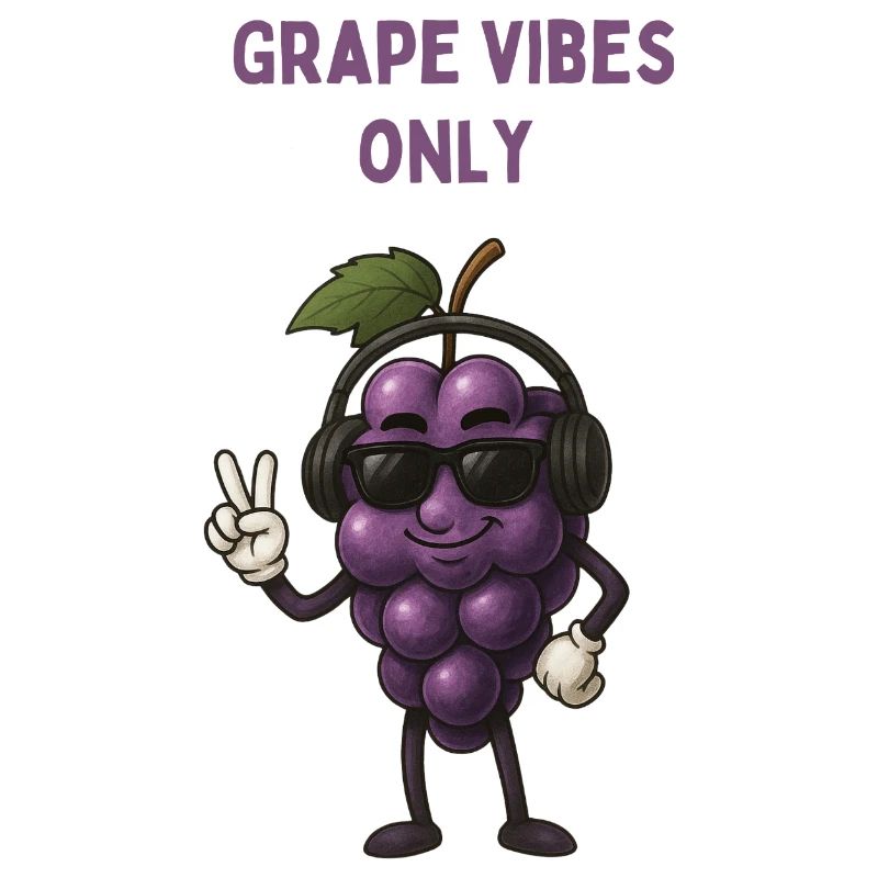 Trauben Vibes Only – Musik-Grape