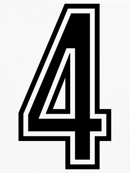 4 Number symbol
