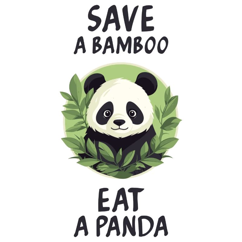 Rette einen Bambus, iss einen Panda.