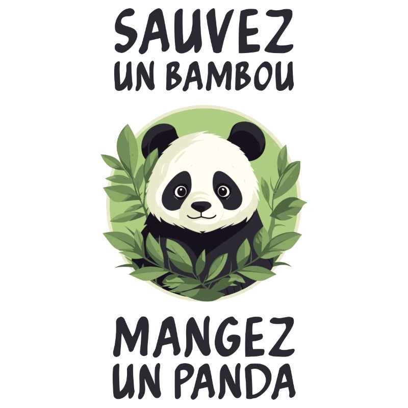 Rette einen Bambus, iss einen Panda.