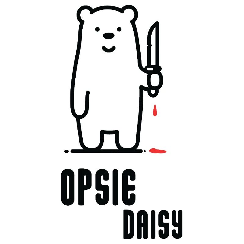 Bär mit Messer – Opsie Daisy