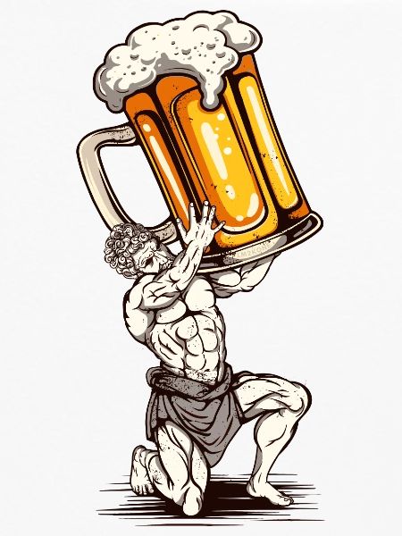 Bier-Statue