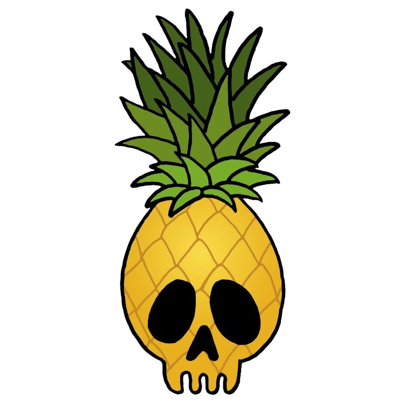 Ananas-Schädel