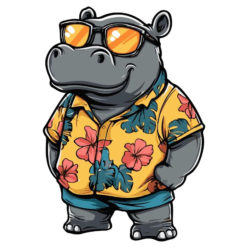 Hippo Comic Vacation