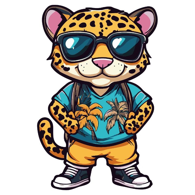 Leopard Comic Vacation