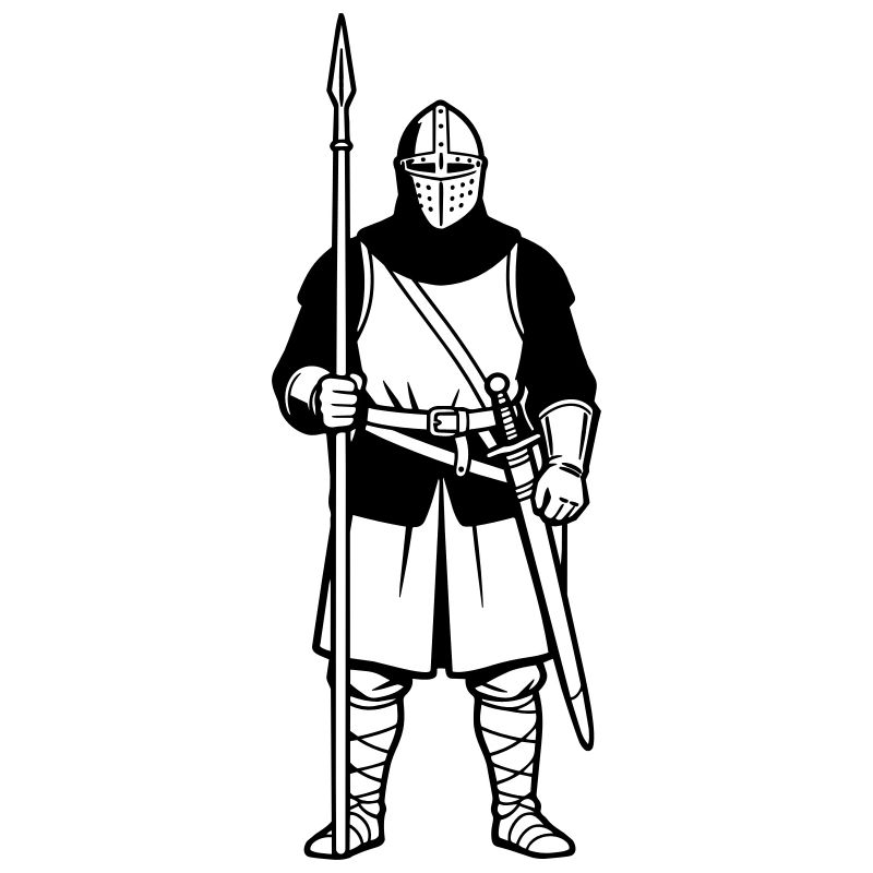 Knight with lance