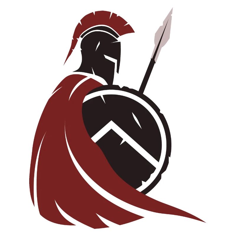 Stylized Spartan Warrior – Strength & Honor