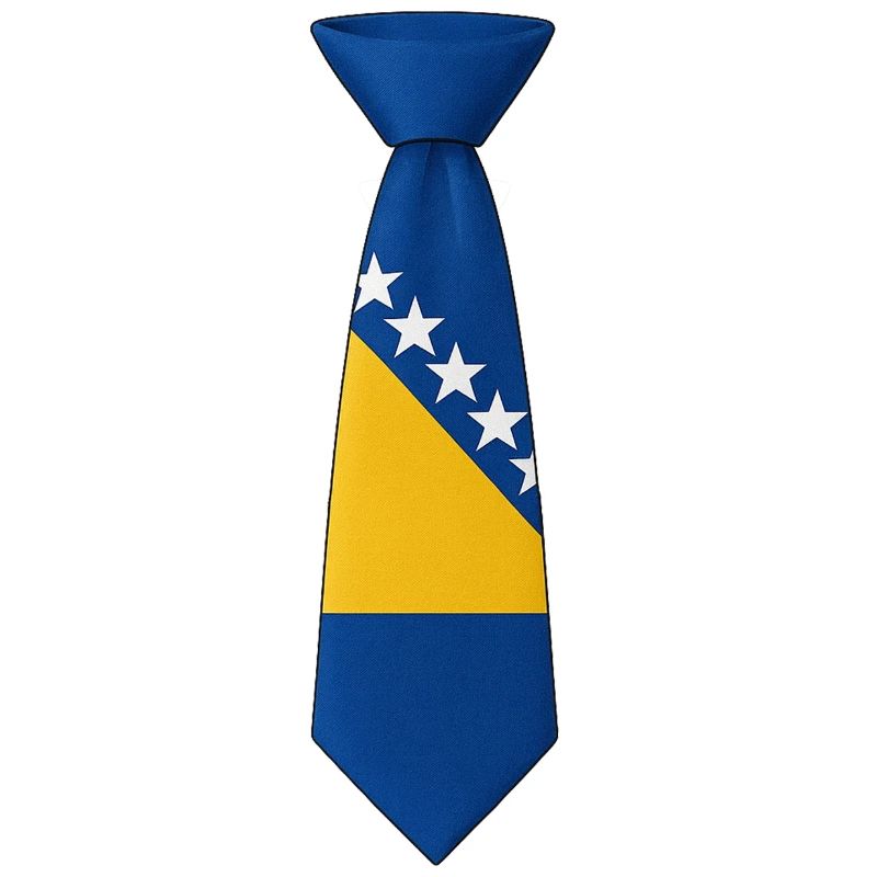 Cravate Bosnie – Conception du drapeau