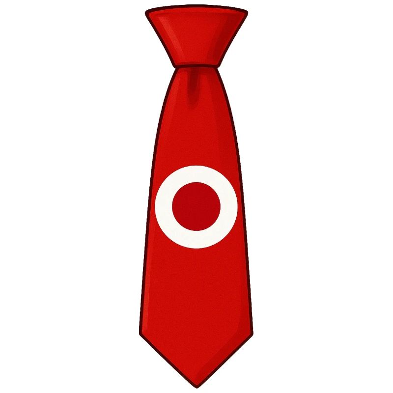 Cravate japonaise – Conception du drapeau