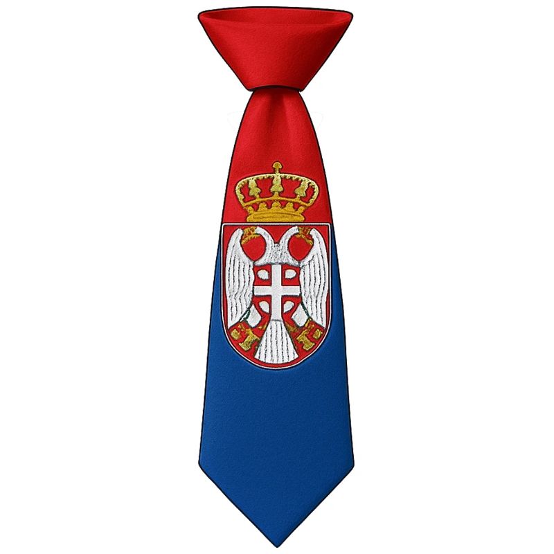 Cravate Serbie – Conception du drapeau