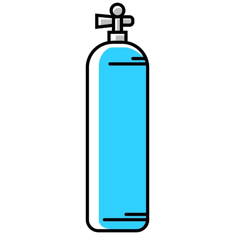 Sauerstoff Tauchen symbol