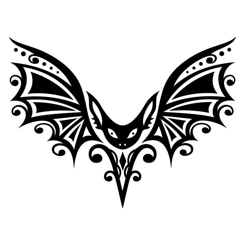 Fledermaus mit großen Flügeln