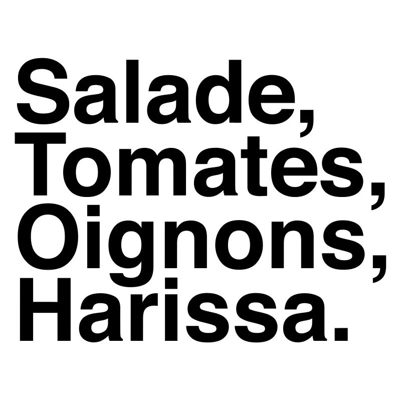 Salade Tomate Oignons Harissa