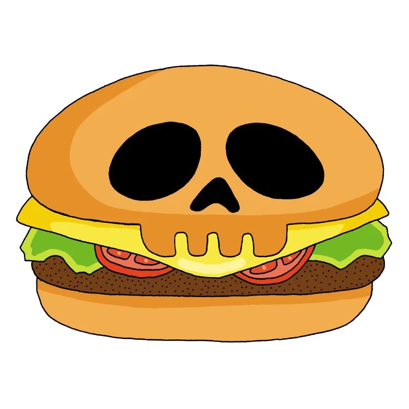 Burger skull