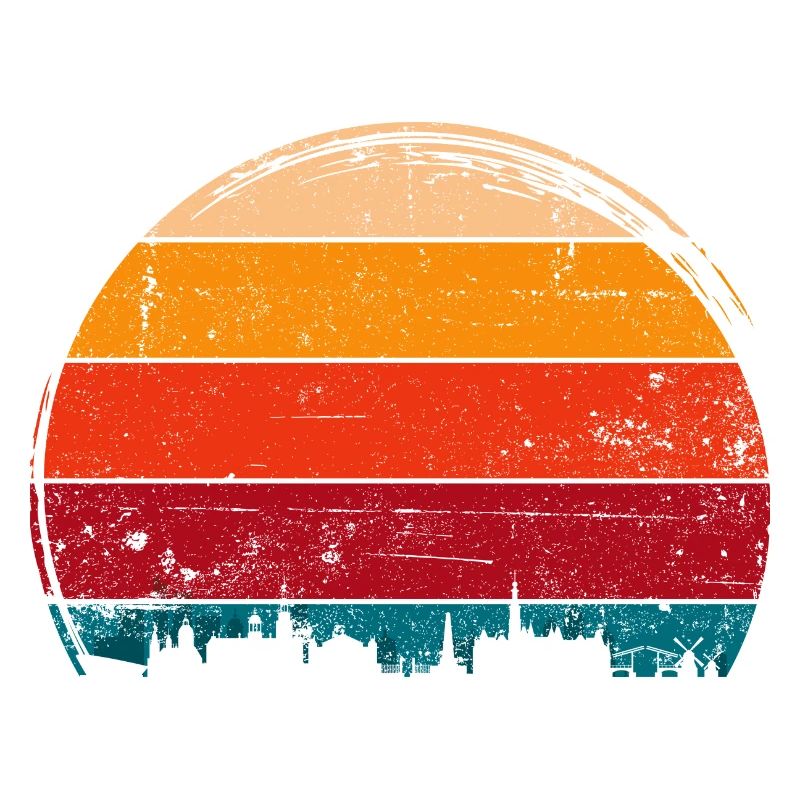 Sunset Skyline Circle