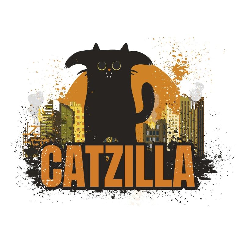 Catzilla. Katzenmonster