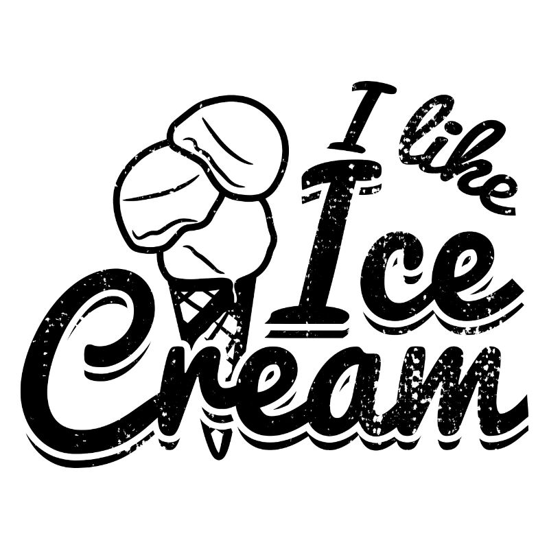 Lustiger Eiscreme Spruch