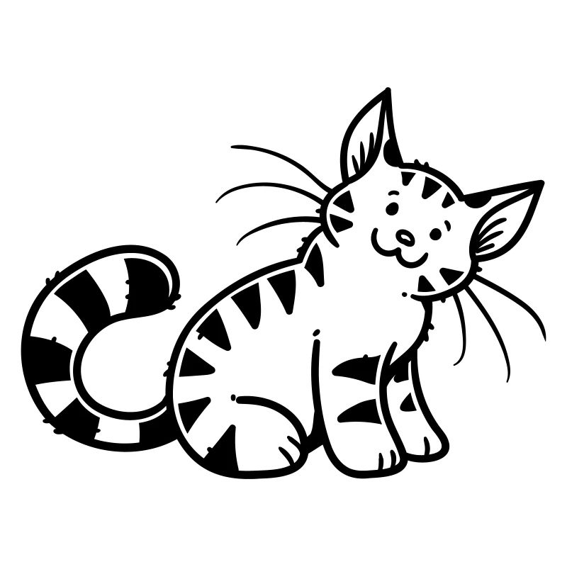 Chaton de dessin animé