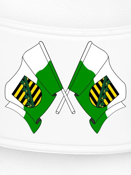 Two flags Saxony