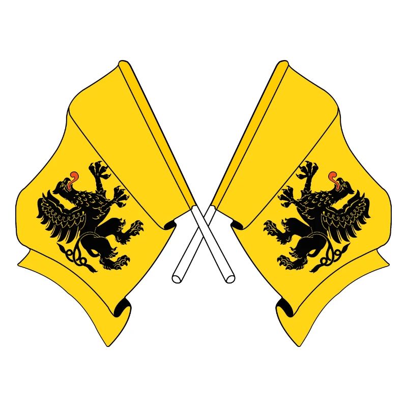 Deux drapeaux de Poméranie
