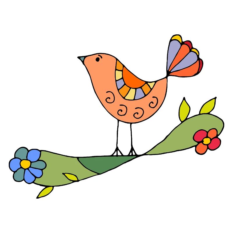 Oiseau coloré