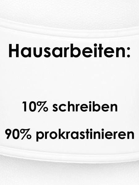 Unispruch "Hausarbeiten" Geschenk, Studenten