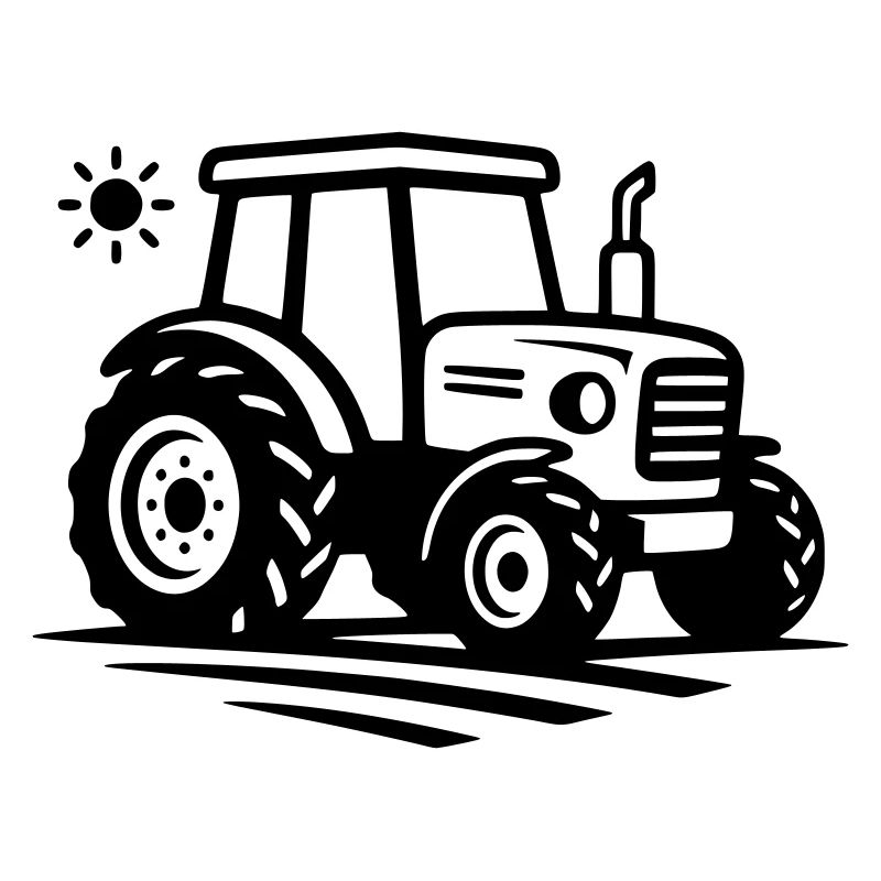Agriculture & Farm | Tractor Logo