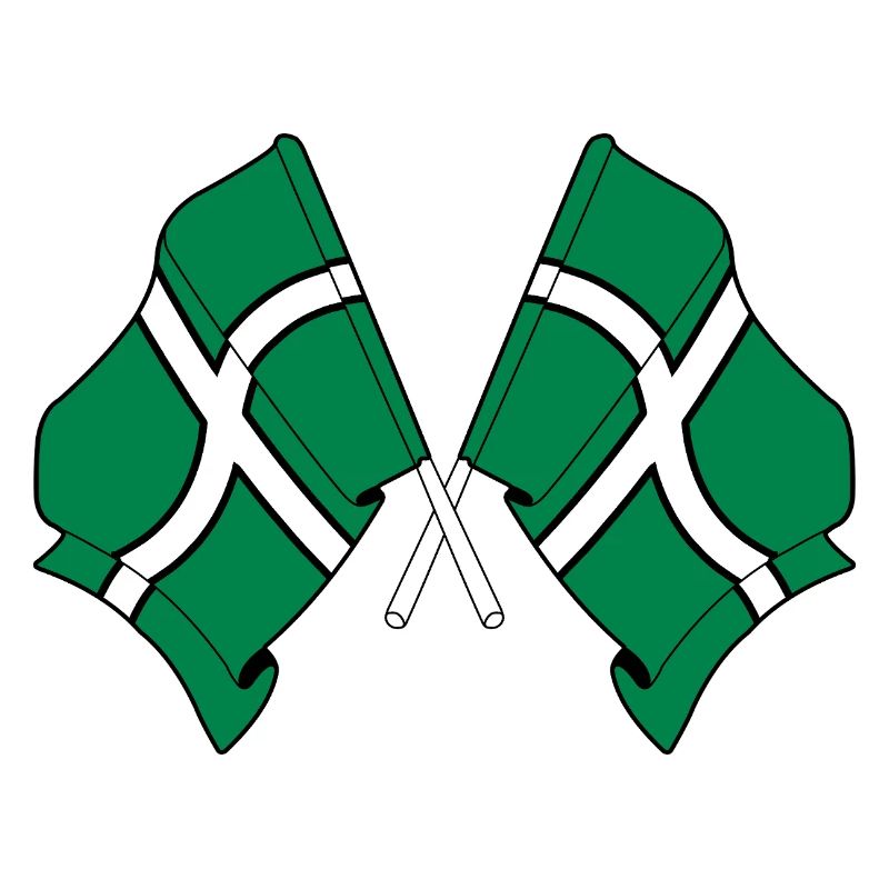 Devon Crossed Flags