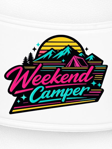 Weekend Camper Neon Retro