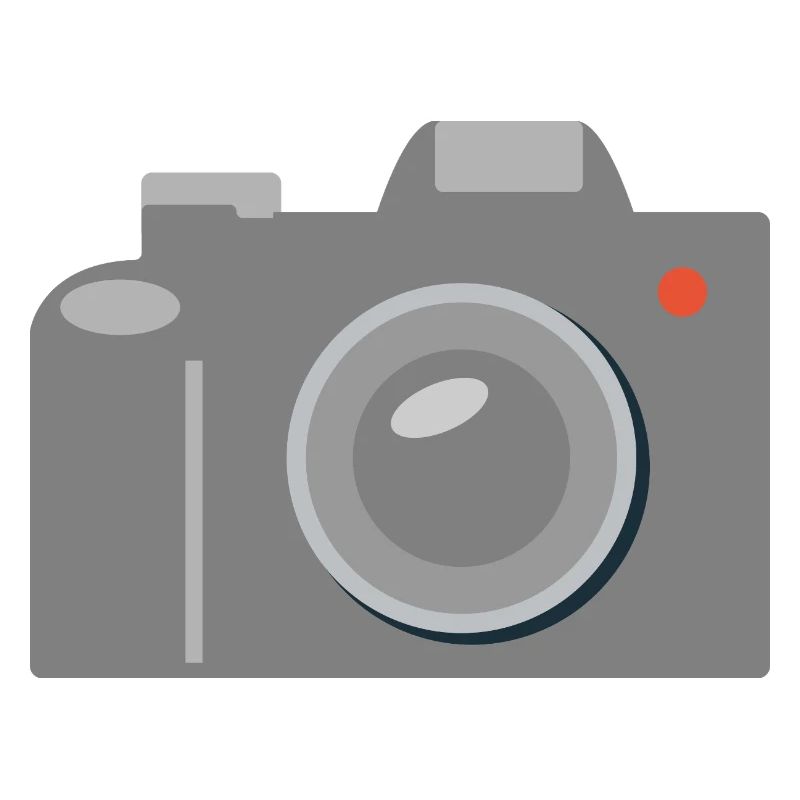 Icône de caméra Gris graphique