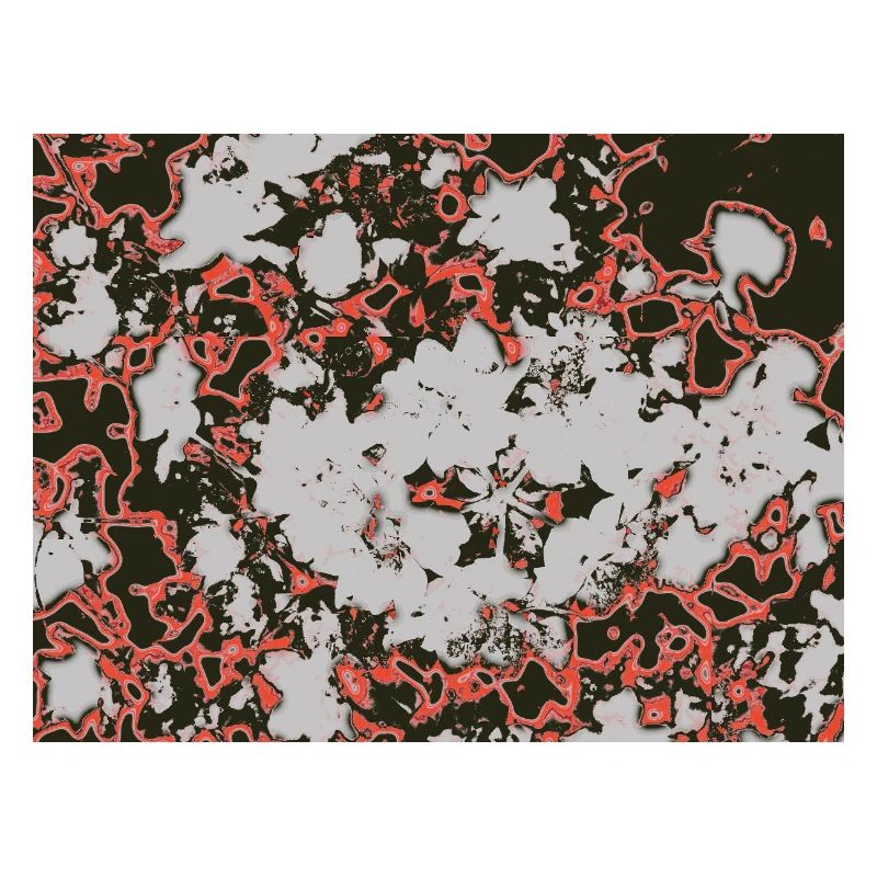 Red Nebula Abstract Pattern