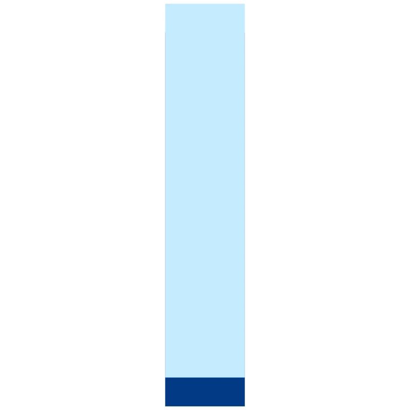 Pop und moderner blauer Buchstabe i