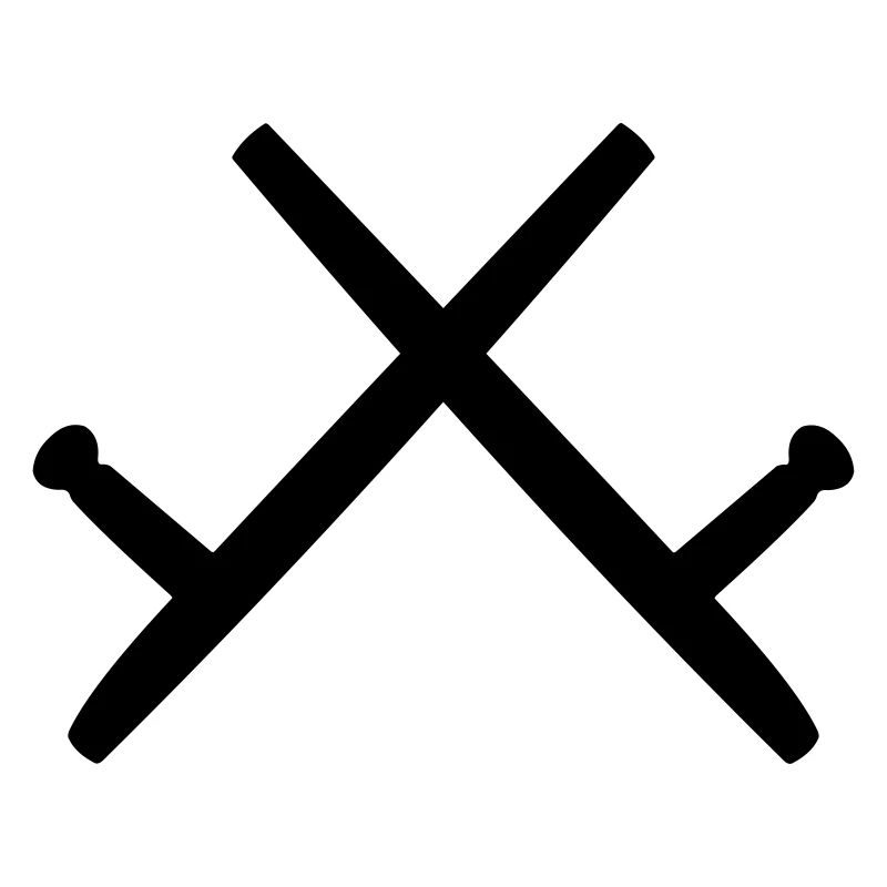 Image de l’ombre de Kobudo deux Tonfa